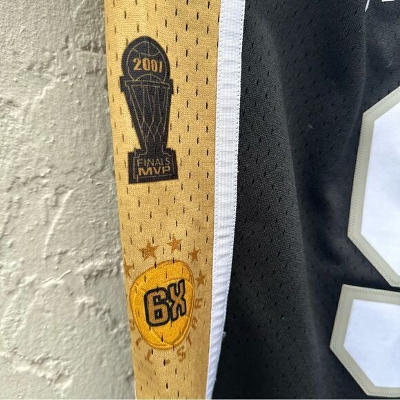 Tony Parker San Antonio Spurs Jersey Mitchell & Ness Hardwood Classics 2001-02 - Picture 10 of 14